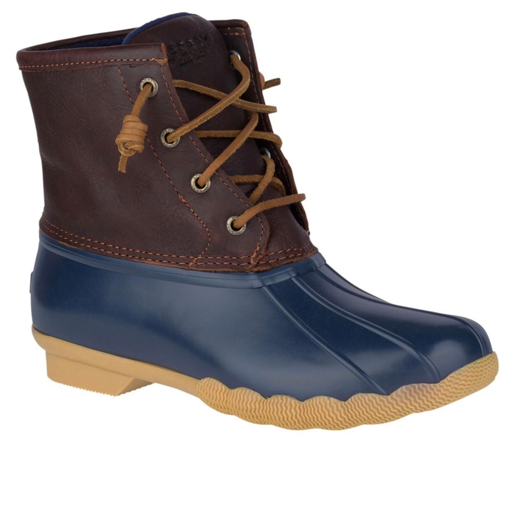 Sperry saltwater rubber women’s duck rain boots size 7